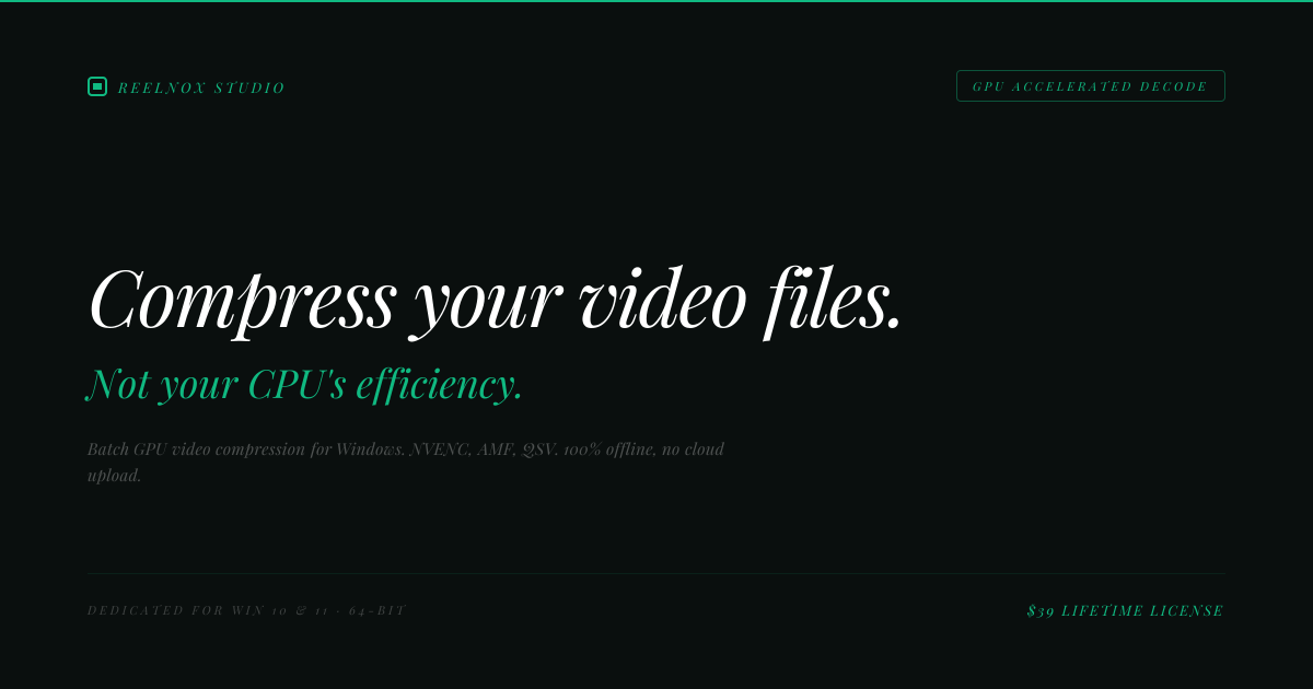 ReelNox Studio screenshot